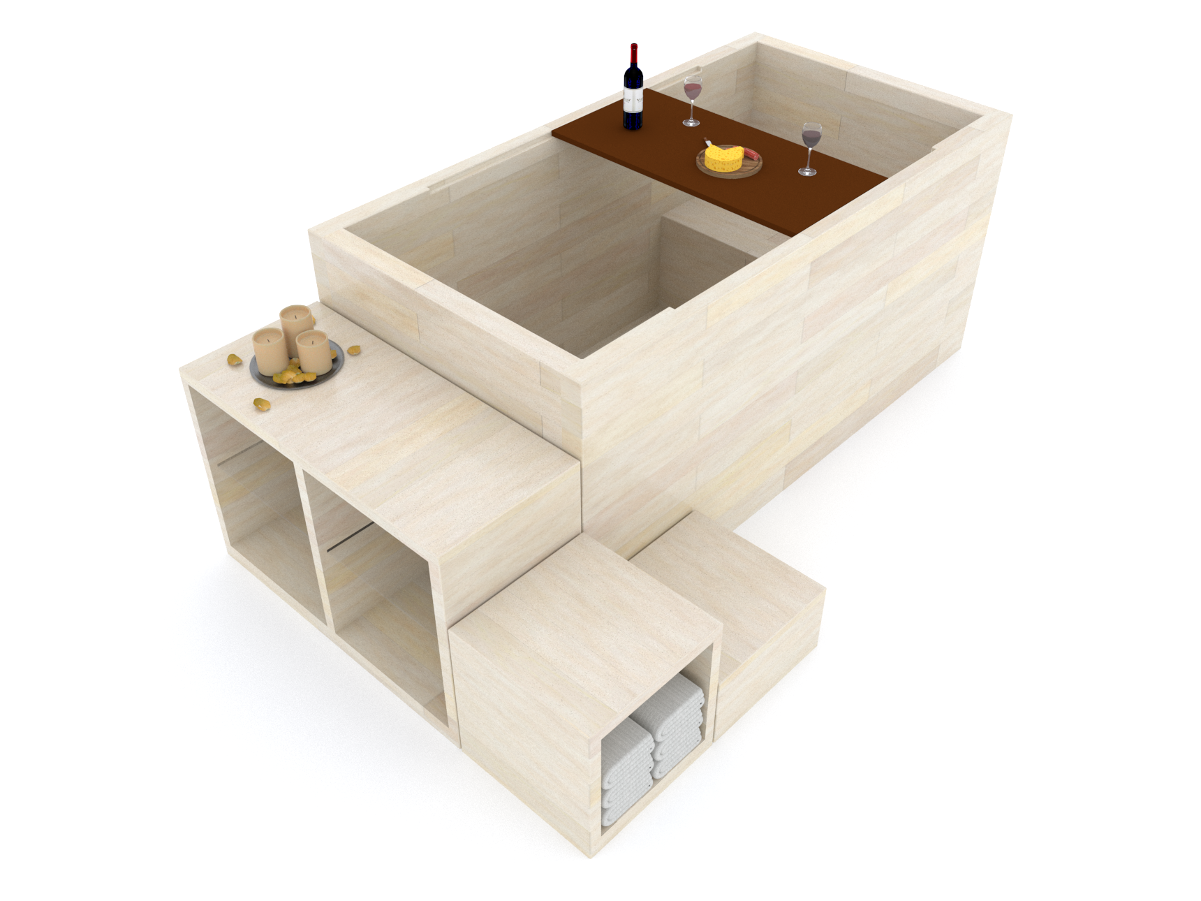 BANHEIRA MARINA CREAM 10X100 2